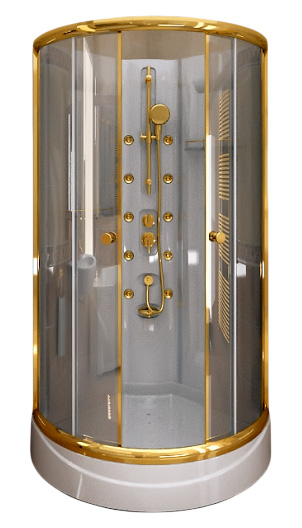 Душевая кабина Радомир Паола 1 Gold без гидромассажа