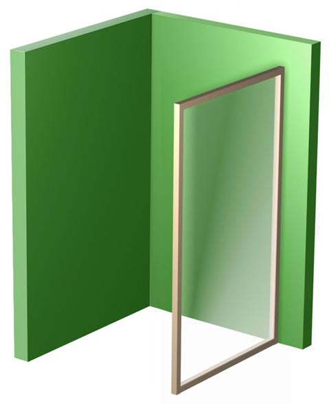 Душевая перегородка Ravak PPS-90 Transparent профиль "сатин"