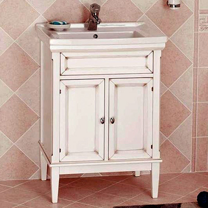 Тумба с раковиной Caprigo Джардин 60 BIANCO Light vintage