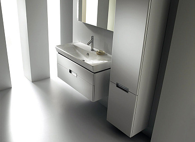 Тумба с раковиной Jacob Delafon Reve 120 белый бриллиант 2 ящика