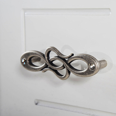 Тумба ASB-Mebel Римини 30 белая патина серебро