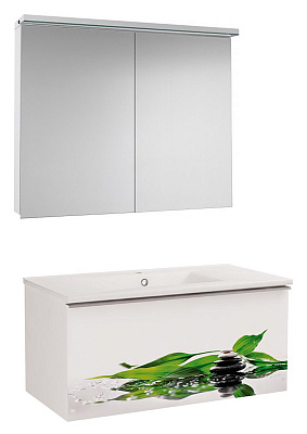 Тумба с раковиной Dreja Image 90 bambus