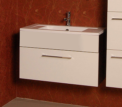 Тумба с раковиной De Aqua Кубика 90