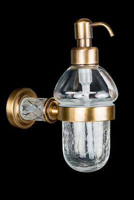 Настенный диспенсер Boheme MURANO CRYSTAL (комплект) 10912-CRST-BR