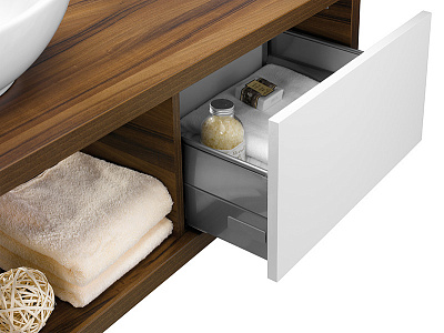 Тумба с раковиной Dreja Storm 120 Kube L