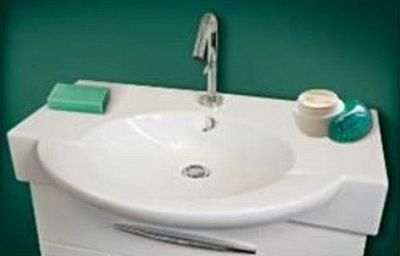 Тумба с раковиной Jacob Delafon Presquile 80 белая