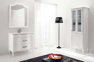 Тумба с раковиной Eban Rachele 95 белая