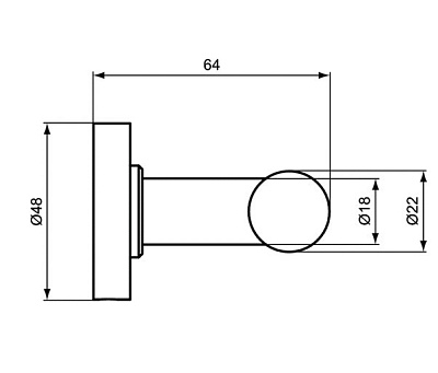 Крючок для ванной Ideal Standard IOM A9116AA двойной