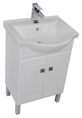 Тумба с раковиной Aquanet Стайл 55