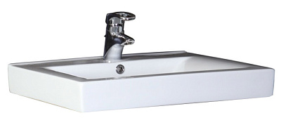 Тумба с раковиной De Aqua Форма 60 белая