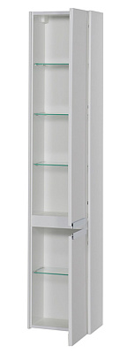 Шкаф-пенал Aquanet Тиволи белый