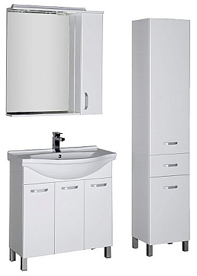 Мебель для ванной Aquanet Глория 80 белая