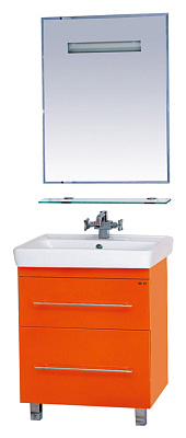 Мебель для ванной Misty Елена 70 оранжевая