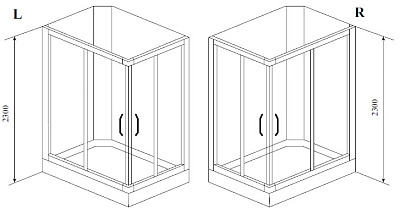 Душевая кабина Timo Lux TL-1504 L