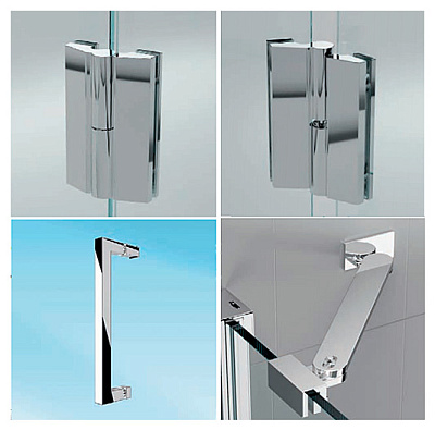 Душевая дверь в нишу Novellini Louvre G LOUVRG120LS-1K