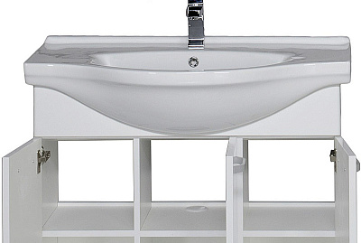 Мебель для ванной Aquanet Глория 90 белая