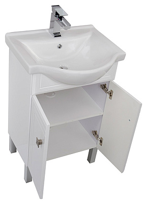 Тумба с раковиной Aquanet Стайл 55