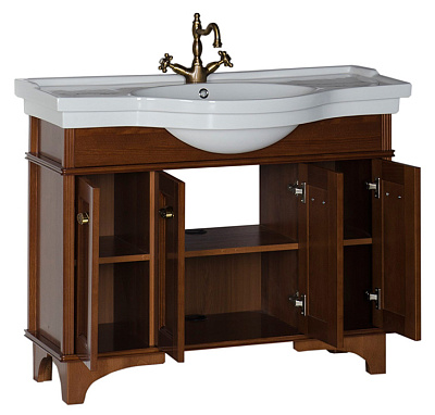 Тумба с раковиной Aquanet Николь 110