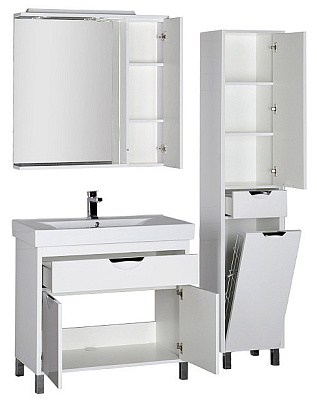 Мебель для ванной Aquanet Гретта 90 белая