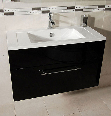 Тумба с раковиной De Aqua Кубика 90