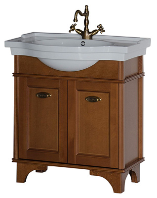 Тумба с раковиной Aquanet Николь 80