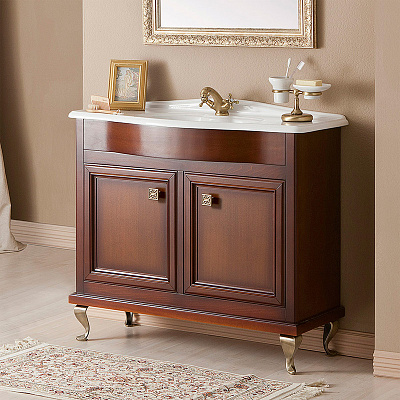 Тумба с раковиной Caprigo Порто 100 NOCE SCURO