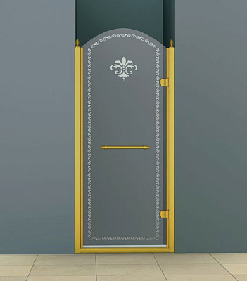 Душевая дверь в нишу Cezares Retro B1 90 CP Br R