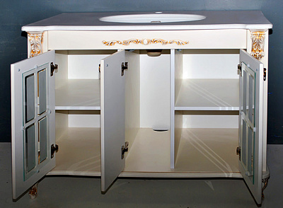 Тумба с раковиной Атолл Александрия 100 K dorato