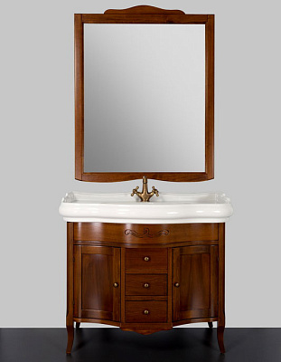 Тумба с раковиной Tiffany World Sofia 100 noce