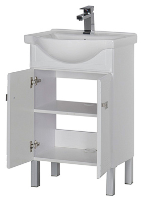 Тумба с раковиной Aquanet Стайл 55