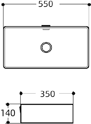 Раковина Aquanet PERFECT-3-MB