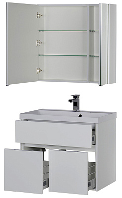 Мебель для ванной Aquanet Латина 80 белая