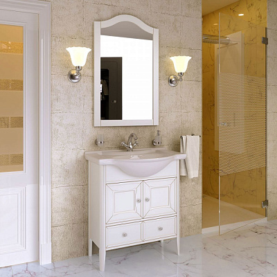 Тумба с раковиной Timo Aurora 75 M-VR bianco