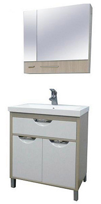 Мебель для ванной Aquanet Гретта 75 светлый дуб