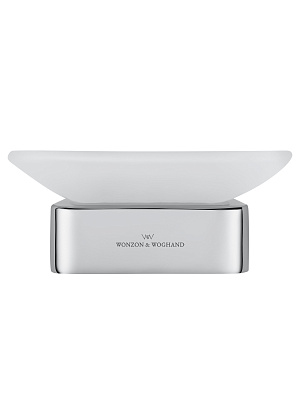 Мыльница с держателем WONZON & WOGHAND LOTTE, Хром WW-8322