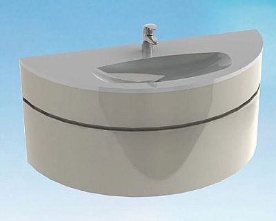 Мебель для ванной De Aqua Эскалада 117  без ручки