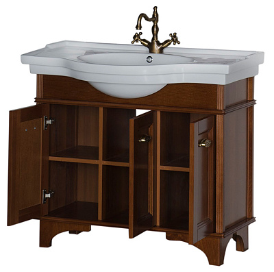 Тумба с раковиной Aquanet Николь 100