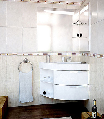 Тумба с раковиной De Aqua Трио Люкс  R