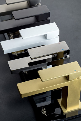 Boheme Cмеситель для умывальника Qubic Shine Gun Metal 471-SGM