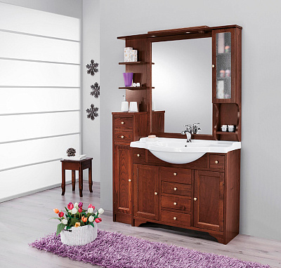 Мебель для ванной Eban Eleonora Modular 130 R орех