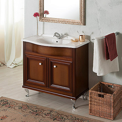 Тумба с раковиной Caprigo Порто 90 NOCE SCURO