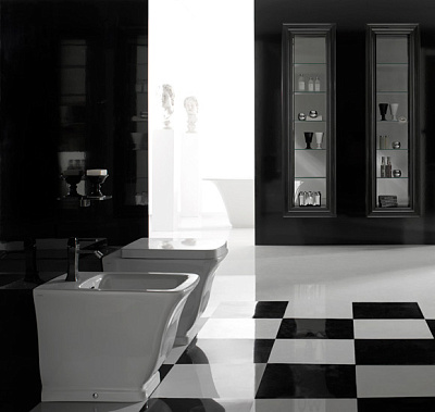 Унитаз приставной Globo Relias RE001.BI