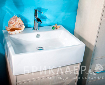Мебель для ванной Бриклаер Чили 55 светлая лиственница