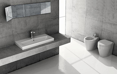 Унитаз приставной GSI Losanga 751411 белый