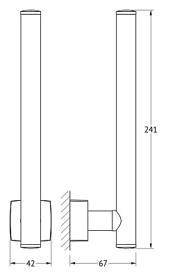 Держатель для запасных рулонов FBS Esperado ESP 021