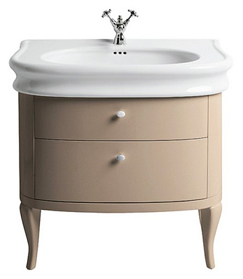 Тумба с раковиной Simas Lante LAM90 тортора глянцевый