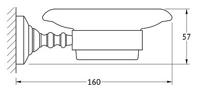 Мыльница 3SC Stilmar STI 204 золото