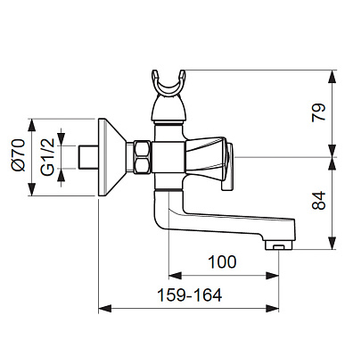 Смеситель Vidima Life BA363AA для ванны с душем