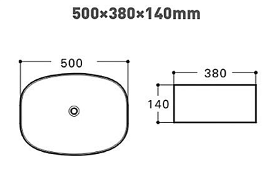 Раковина Aquanet FINE-1-MB