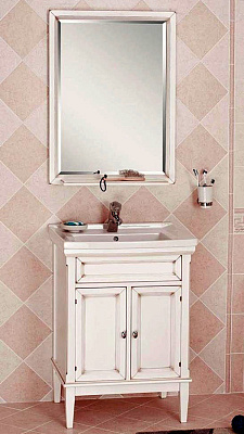 Тумба с раковиной Caprigo Джардин 60 BIANCO Light vintage